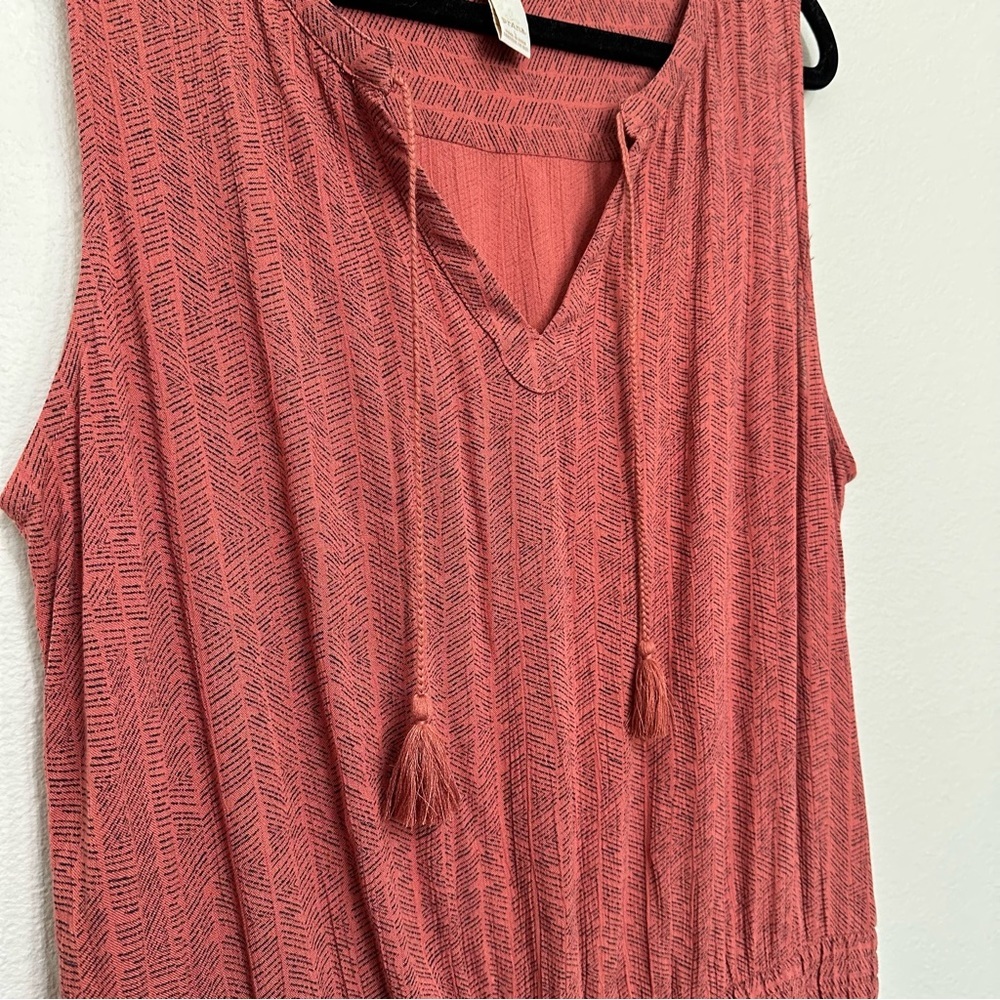 Prana Rust Red Sleeveless Maxi Dress - Picture 4 of 7